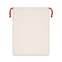 Thumbnail for Personalized Rutgers Inspired Sweater Print Canvas Santa Sack, Custom Gift Bag