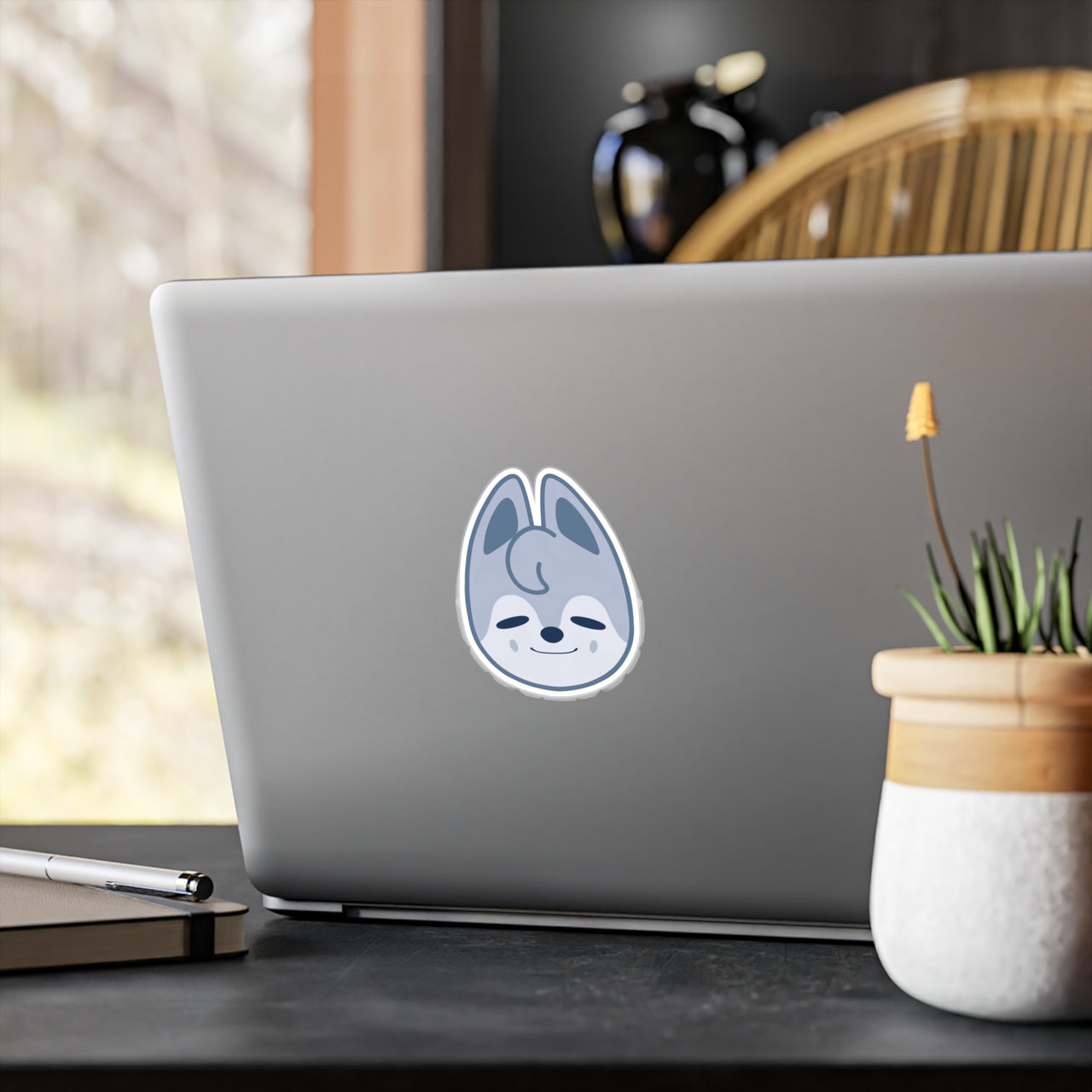 Wolf Chan SKZoo Vinyl Decal, Stray Kids Bang Chan Kiss-cut Character Sticker, StrayKids Fan Art Merch, SKZ laptop water bottle decal sticker